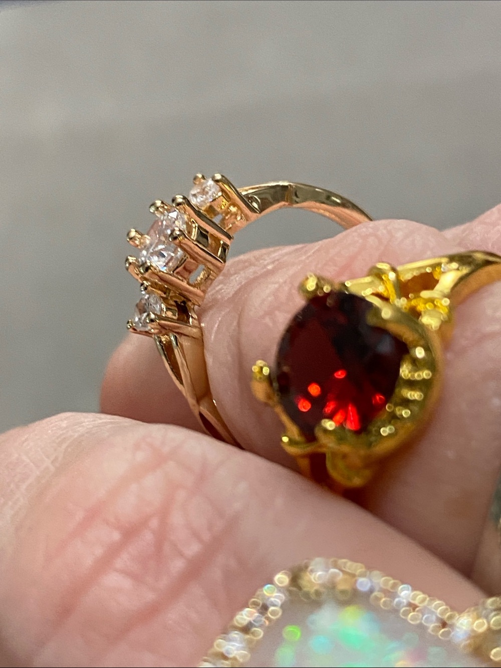 Gold & Silver Tone Statement Rings - Picture 6 of 8